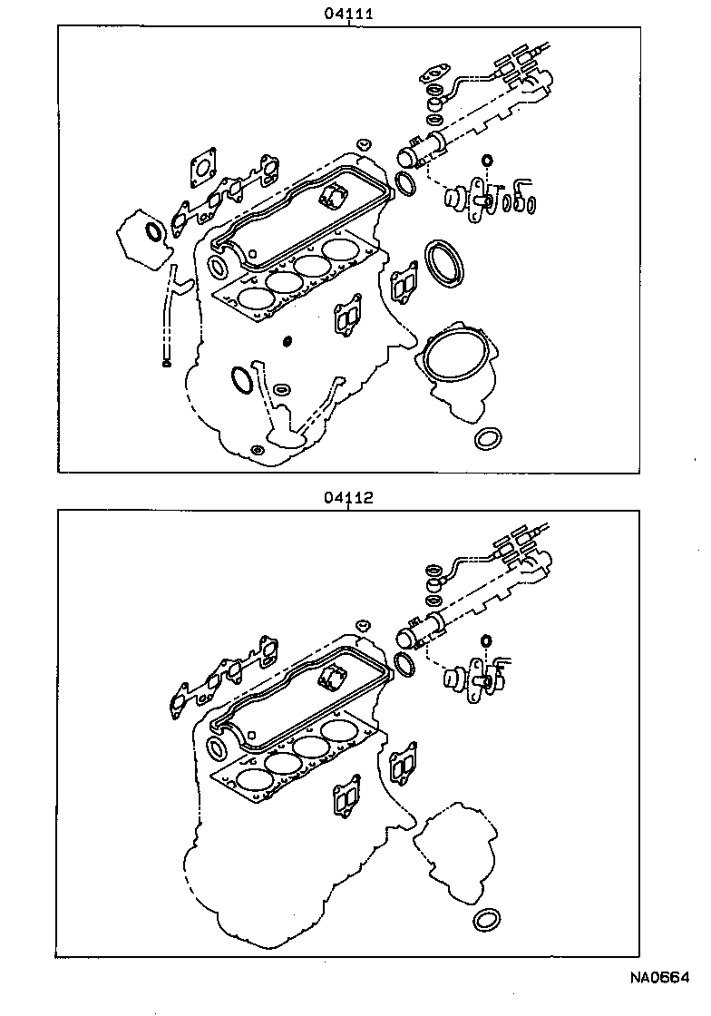  TERCEL |  ENGINE OVERHAUL GASKET KIT