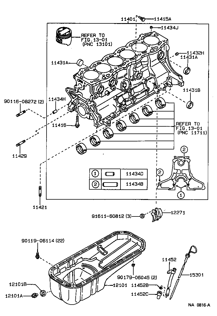  CRESSIDA |  CYLINDER BLOCK