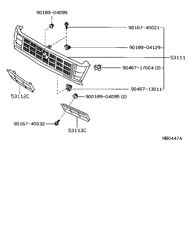  CROWN |  RADIATOR GRILLE