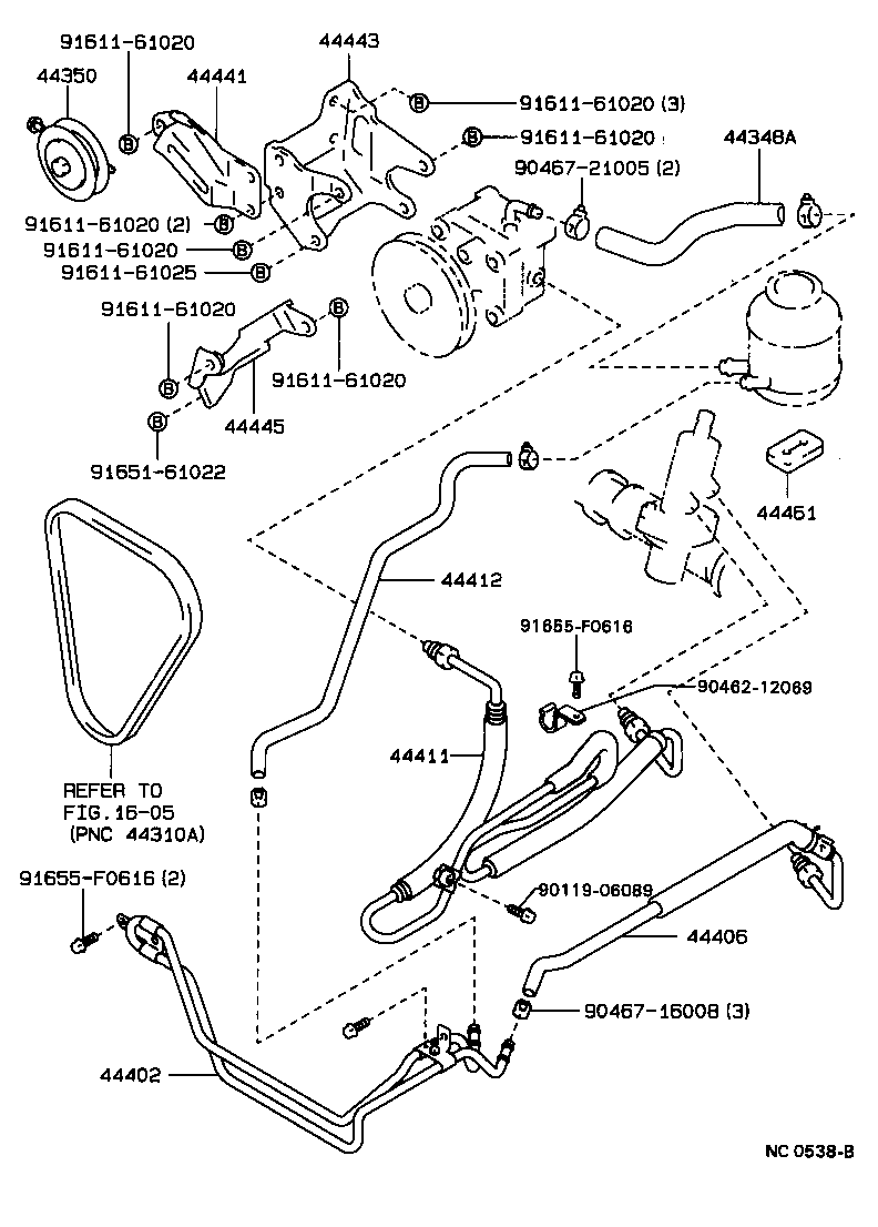  CRESSIDA |  POWER STEERING TUBE