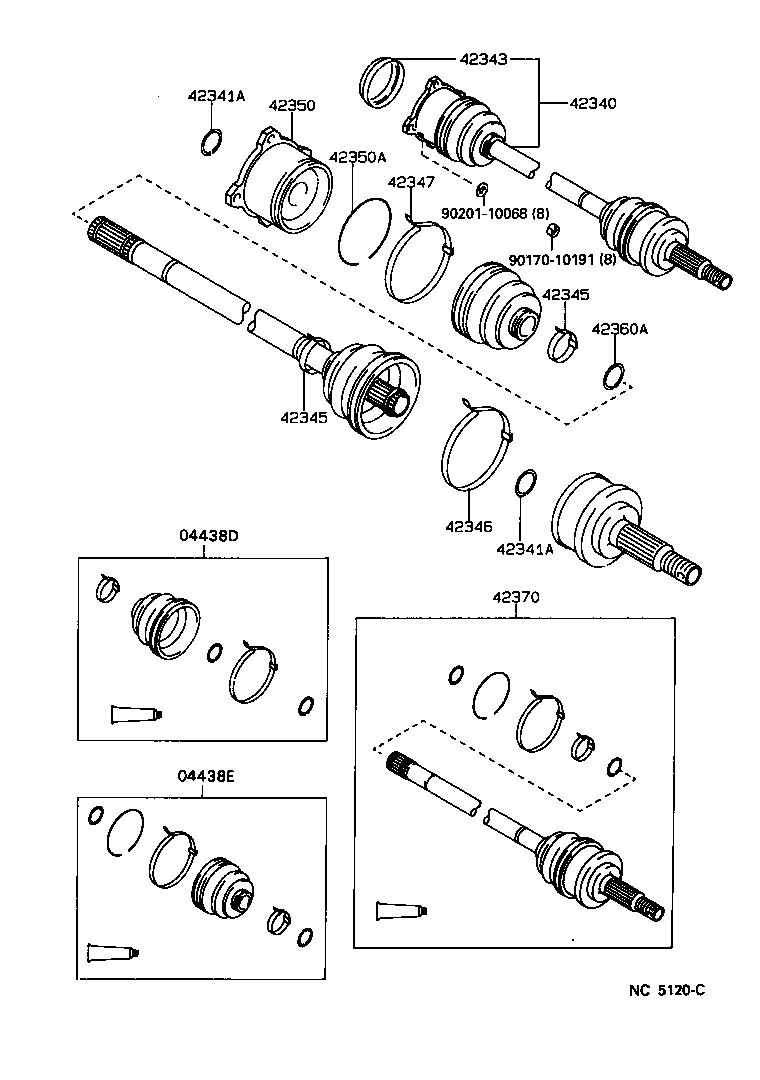  CRESSIDA |  REAR AXLE SHAFT HUB