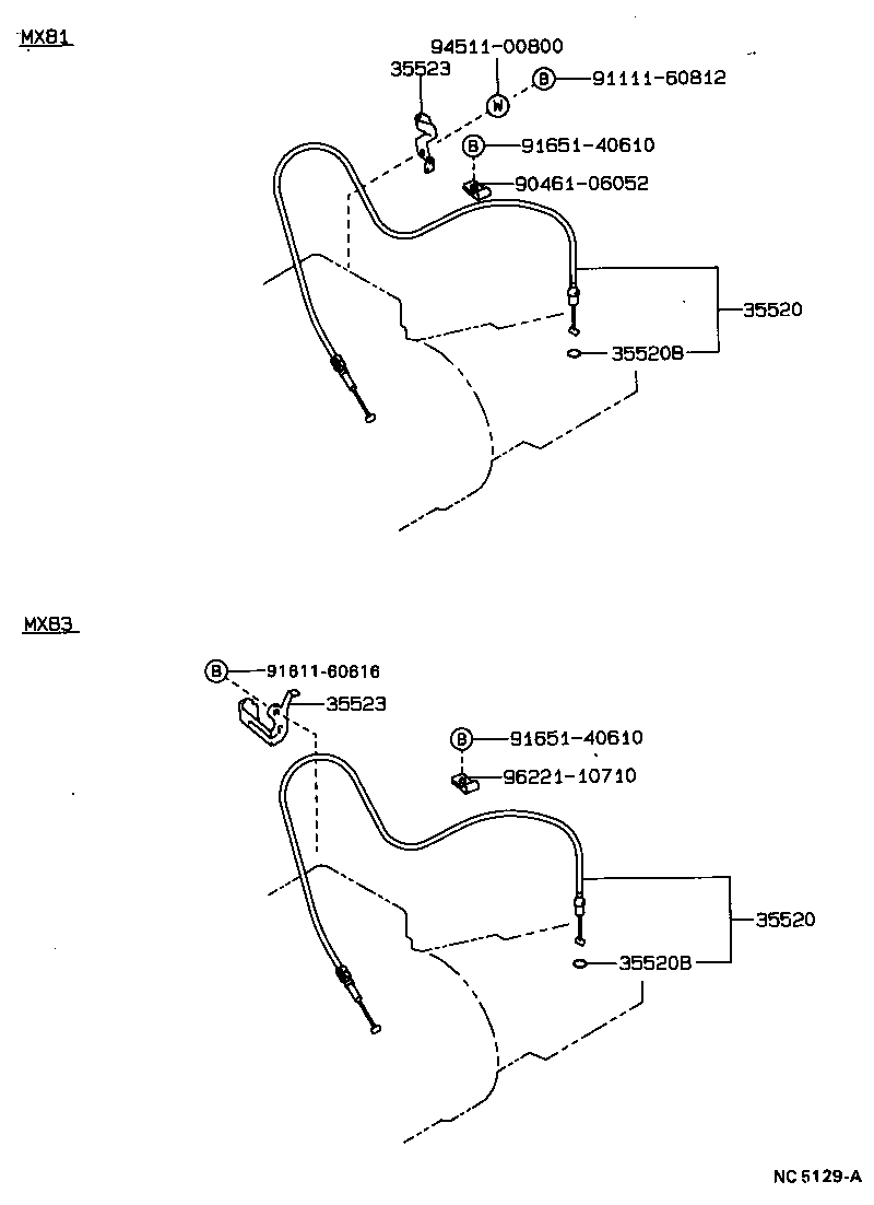  CRESSIDA |  THROTTLE LINK VALVE LEVER ATM