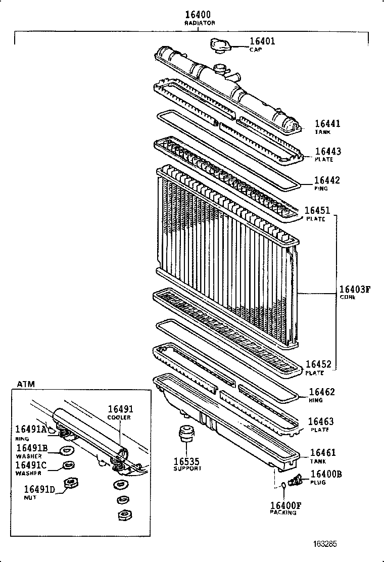  CELICA |  RADIATOR WATER OUTLET