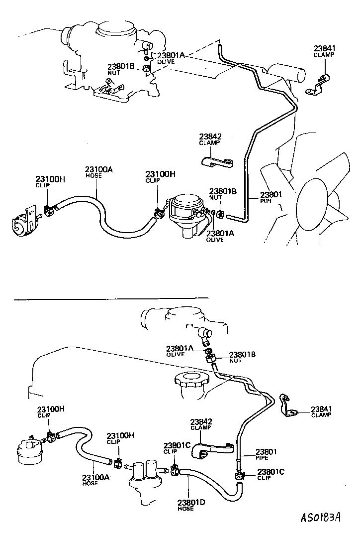  HIACE |  FUEL PIPE CLAMP