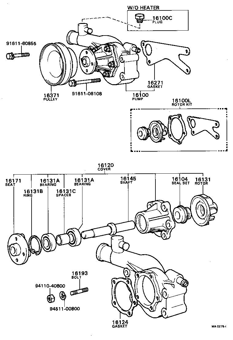  DYNA |  WATER PUMP