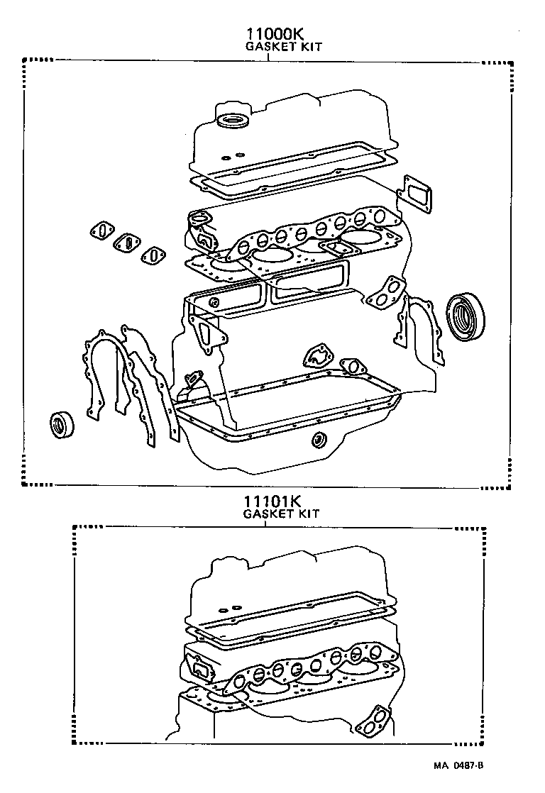  CROWN |  ENGINE OVERHAUL GASKET KIT