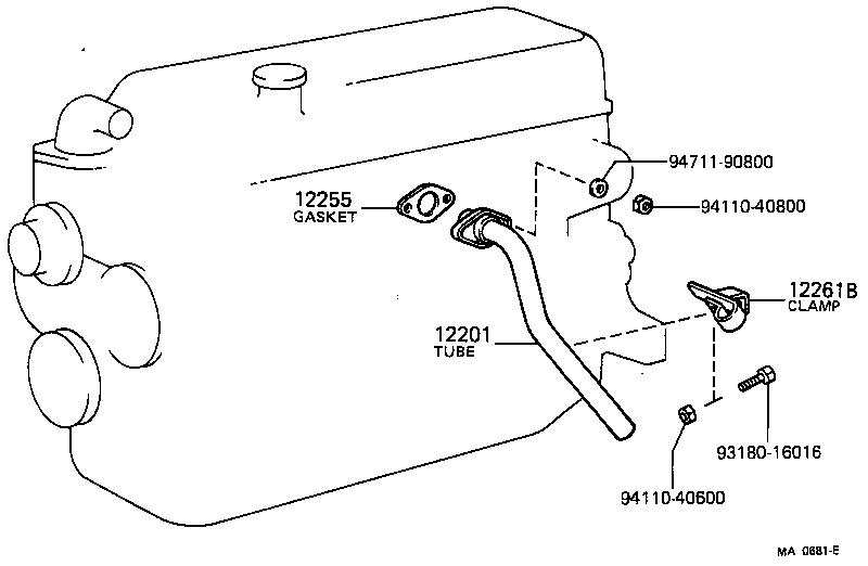  TOYOACE |  VENTILATION HOSE