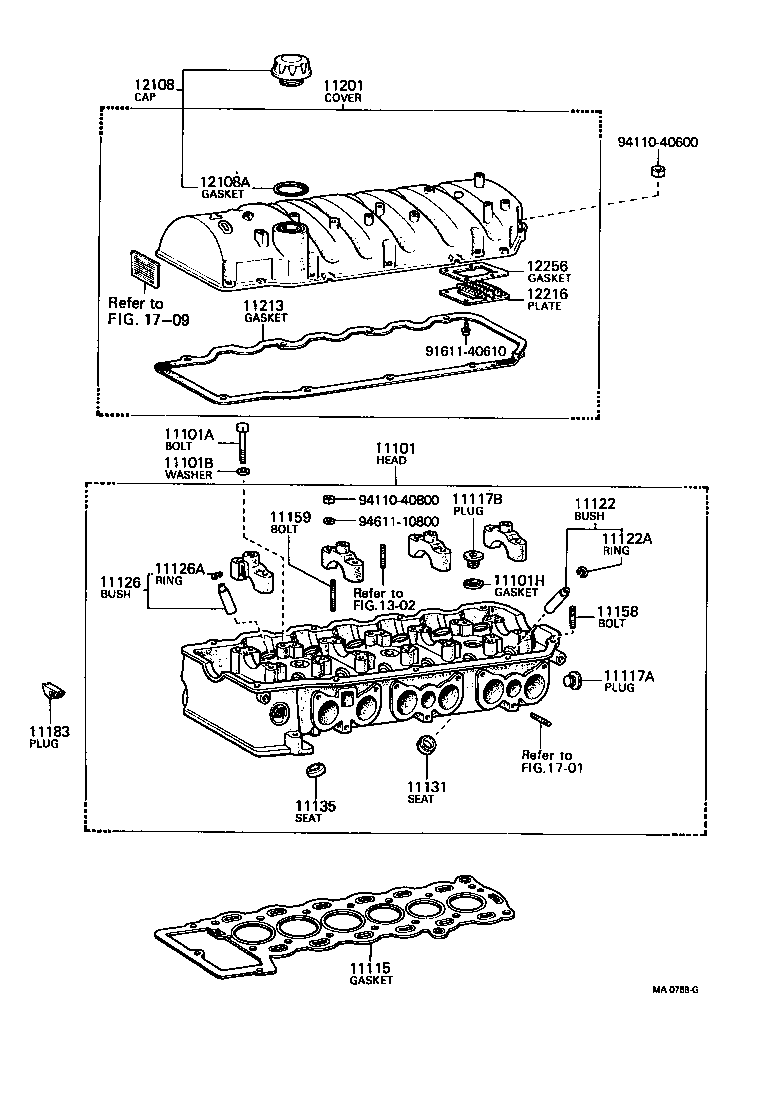  CROWN |  CYLINDER HEAD