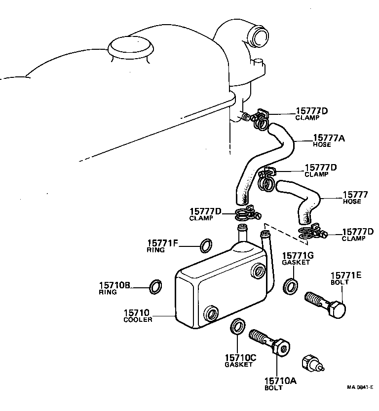  DYNA |  ENGINE OIL COOLER