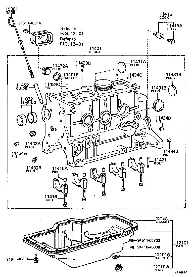  HILUX |  CYLINDER BLOCK