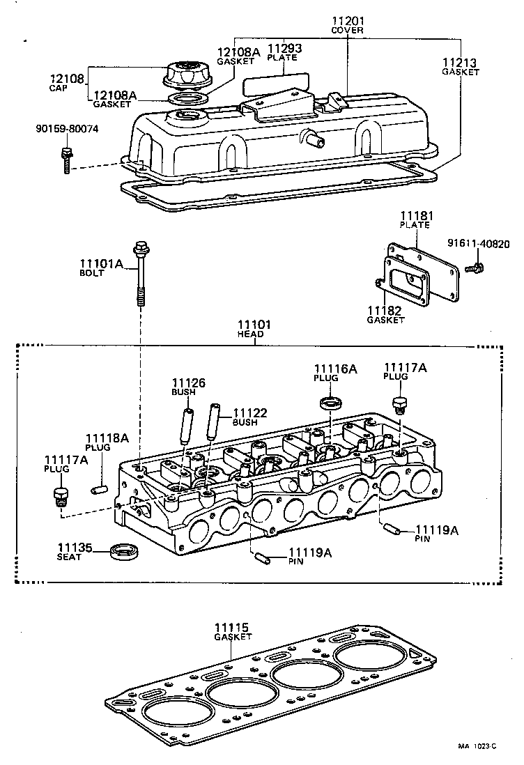  TOYOACE |  CYLINDER HEAD