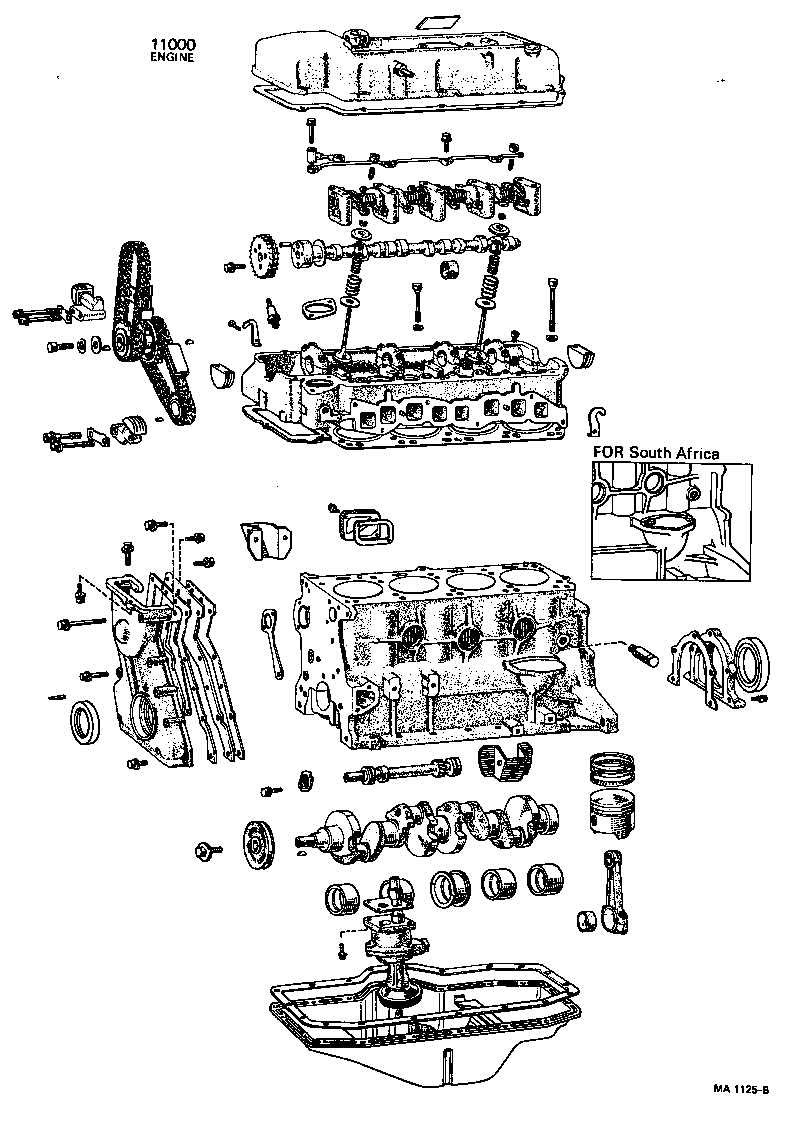  HILUX |  PARTIAL ENGINE ASSEMBLY