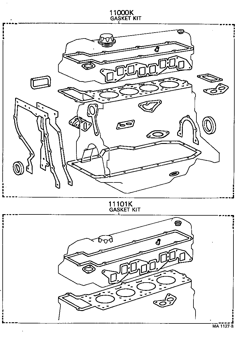  CORONA |  ENGINE OVERHAUL GASKET KIT