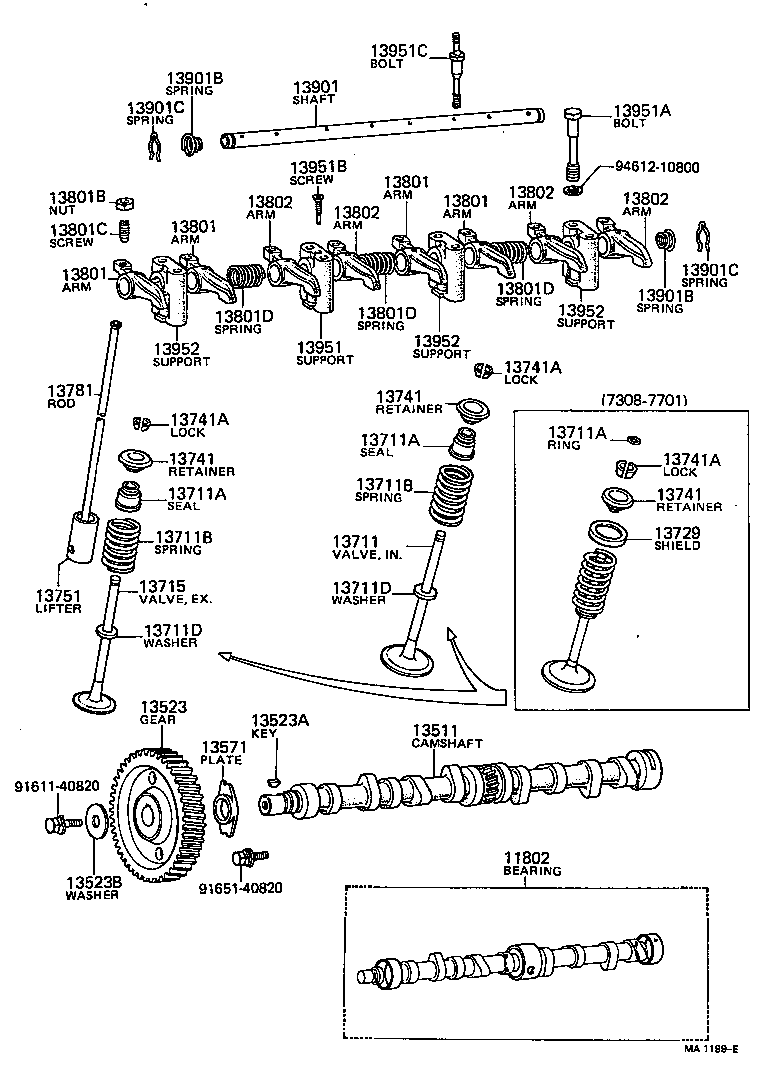  CORONA |  CAMSHAFT VALVE