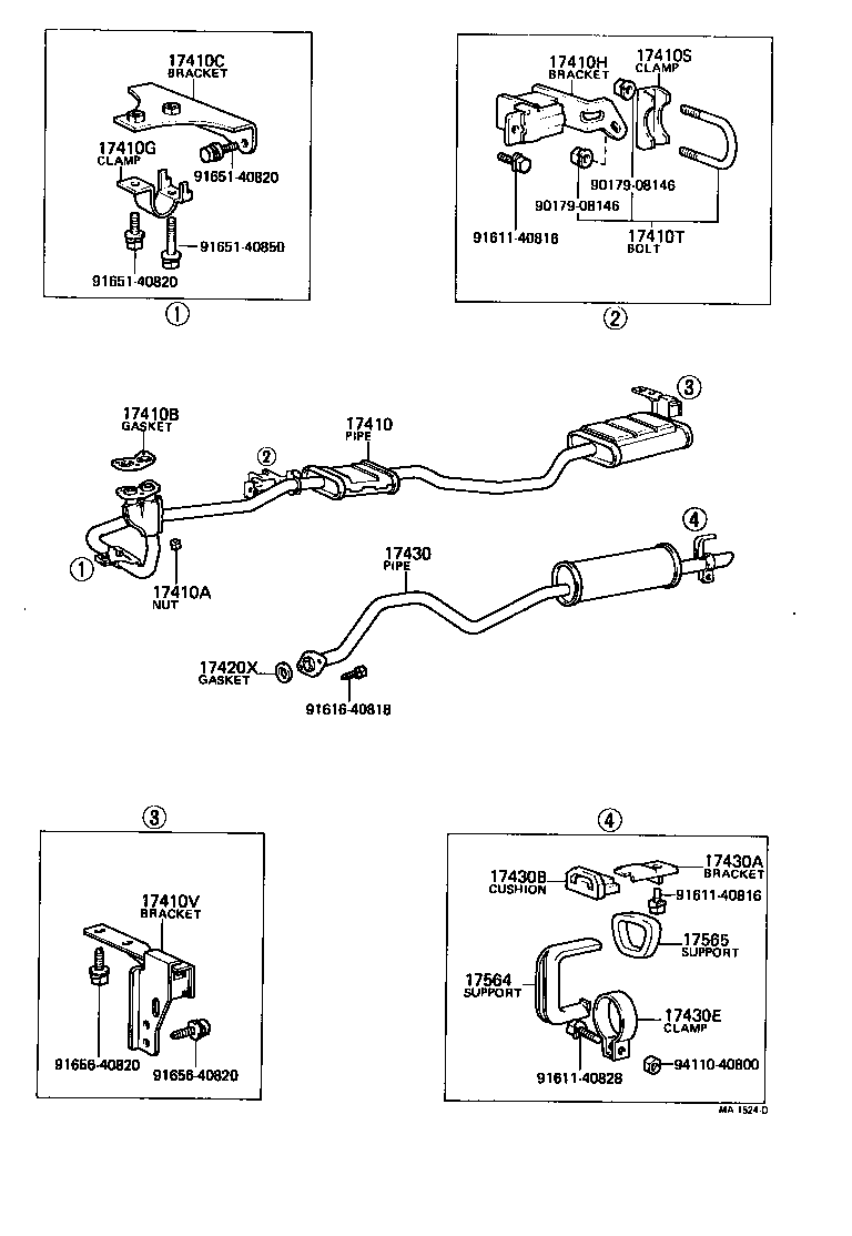  CROWN |  EXHAUST PIPE