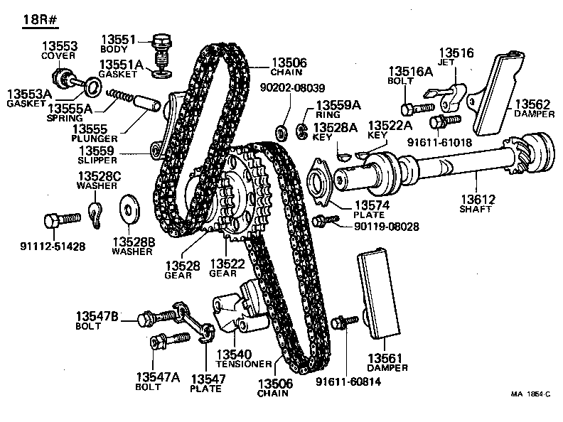  CRESSIDA |  TIMING CHAIN