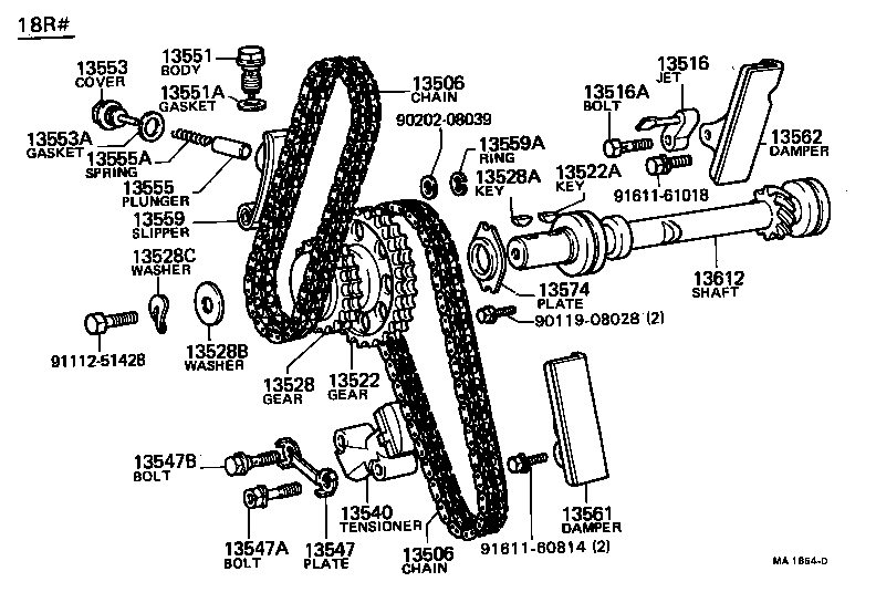 CRESSIDA |  TIMING CHAIN