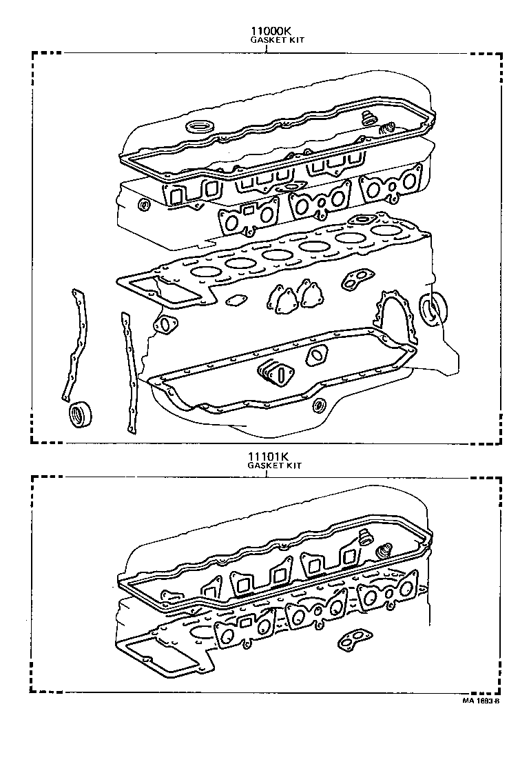  CROWN |  ENGINE OVERHAUL GASKET KIT