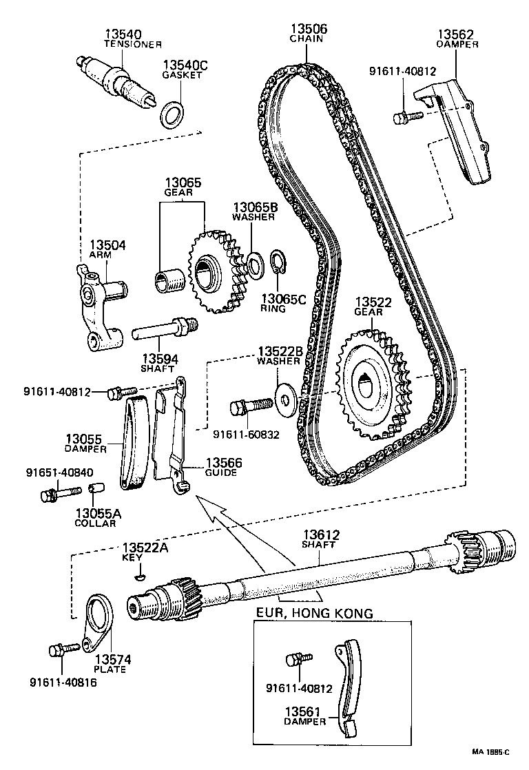  CROWN |  TIMING CHAIN