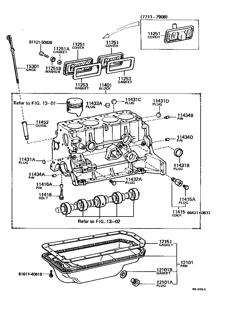  CROWN |  CYLINDER BLOCK