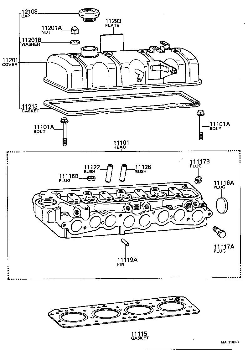  TOYOACE |  CYLINDER HEAD