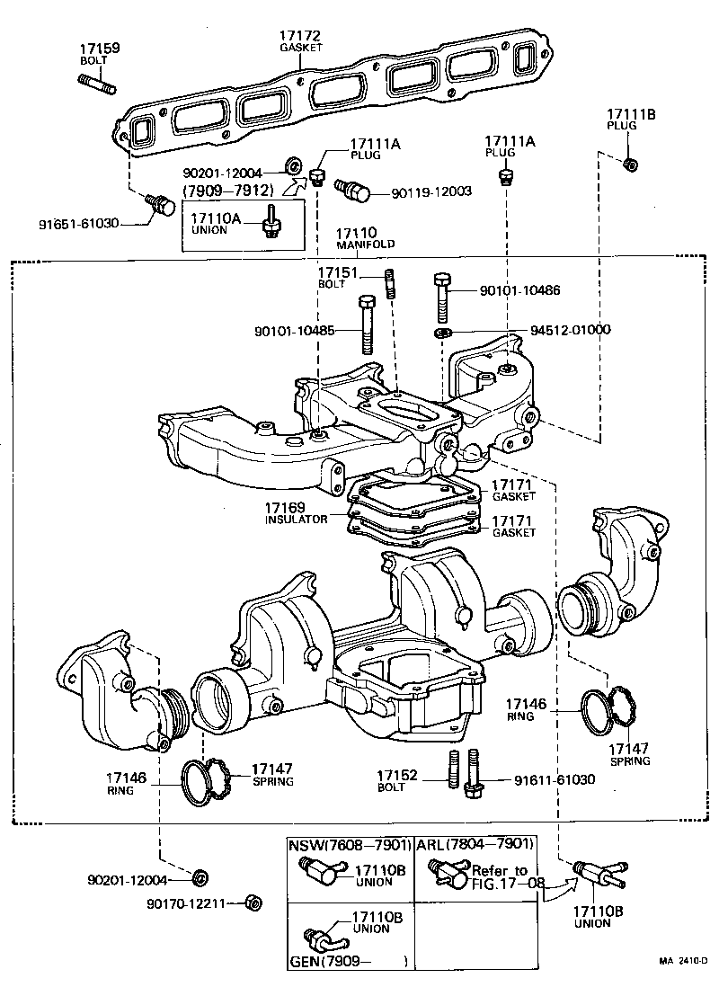  LAND CRUISER 40 45 55 |  MANIFOLD