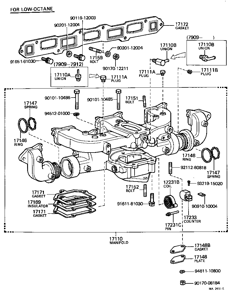  LAND CRUISER 40 45 55 |  MANIFOLD