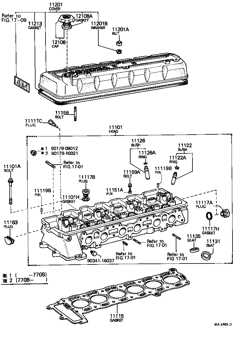  CRESSIDA |  CYLINDER HEAD