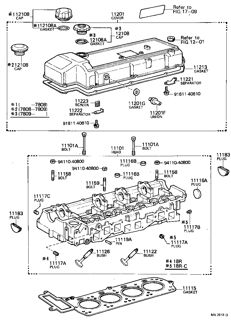  CRESSIDA |  CYLINDER HEAD