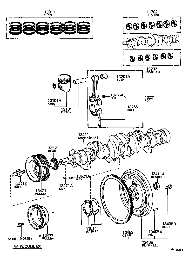  CRESSIDA |  CRANKSHAFT PISTON