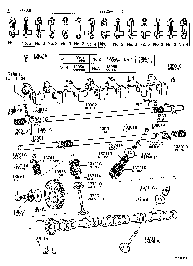  CRESSIDA |  CAMSHAFT VALVE