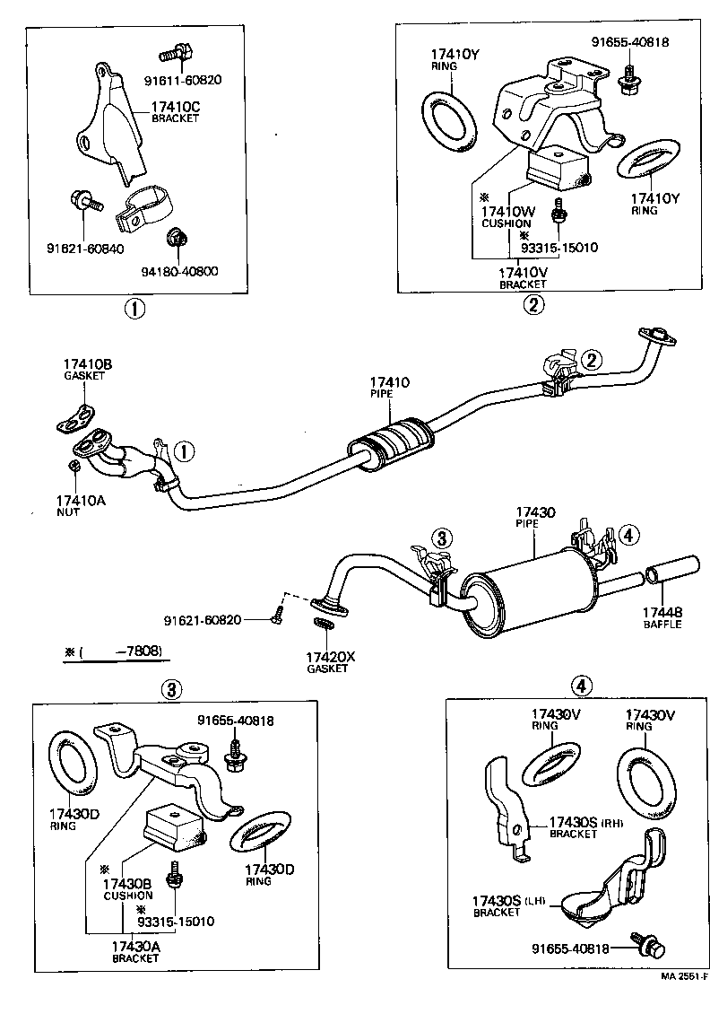  CRESSIDA |  EXHAUST PIPE