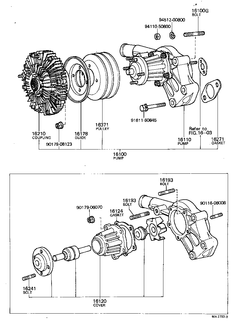  CRESSIDA |  WATER PUMP