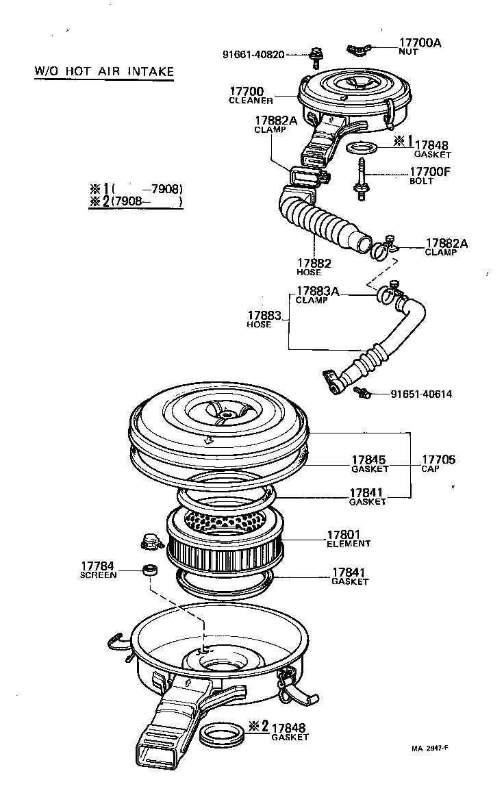  CELICA |  AIR CLEANER