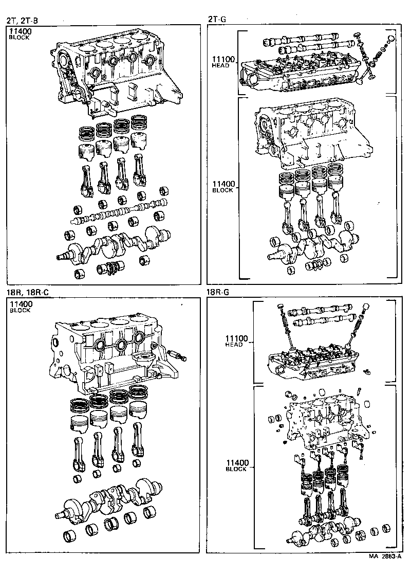  CELICA |  SHORT BLOCK ASSEMBLY