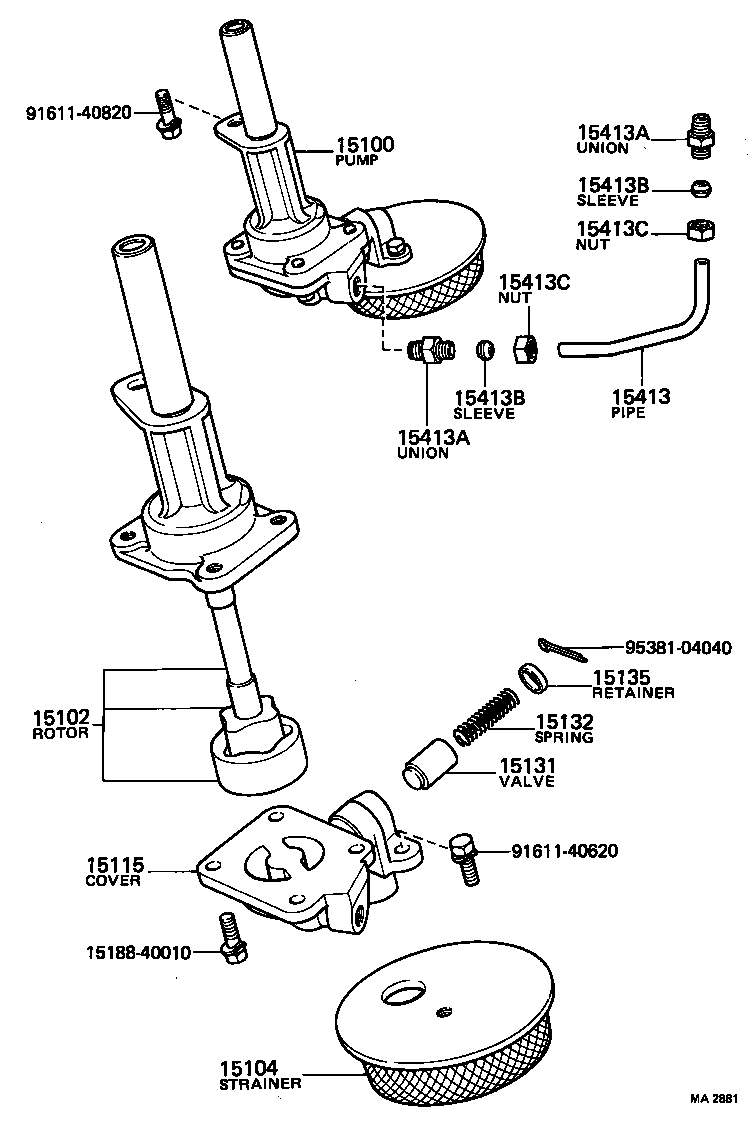  DYNA |  ENGINE OIL PUMP