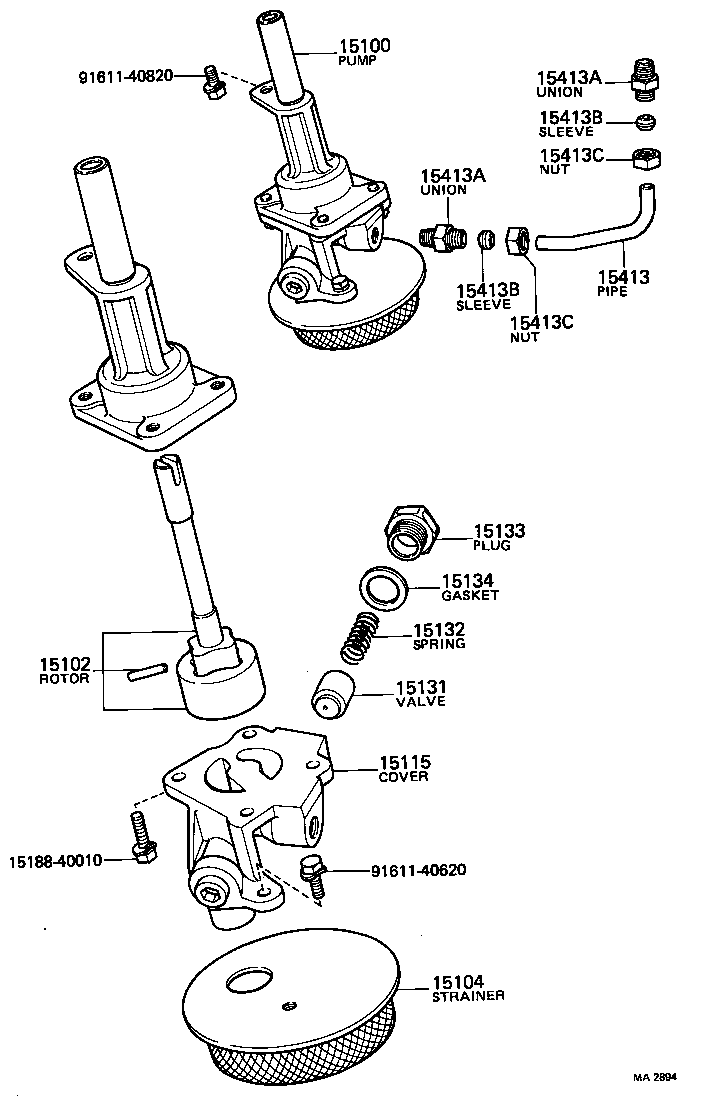  COASTER |  ENGINE OIL PUMP