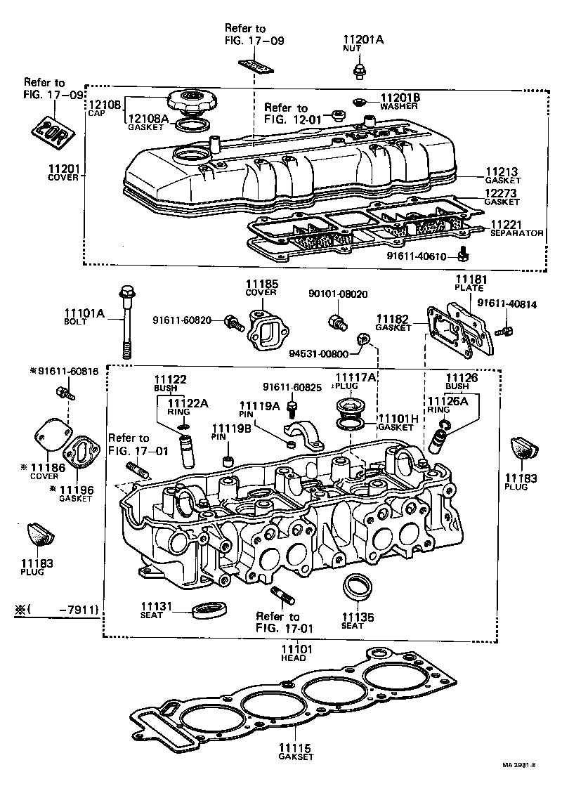  COASTER |  CYLINDER HEAD