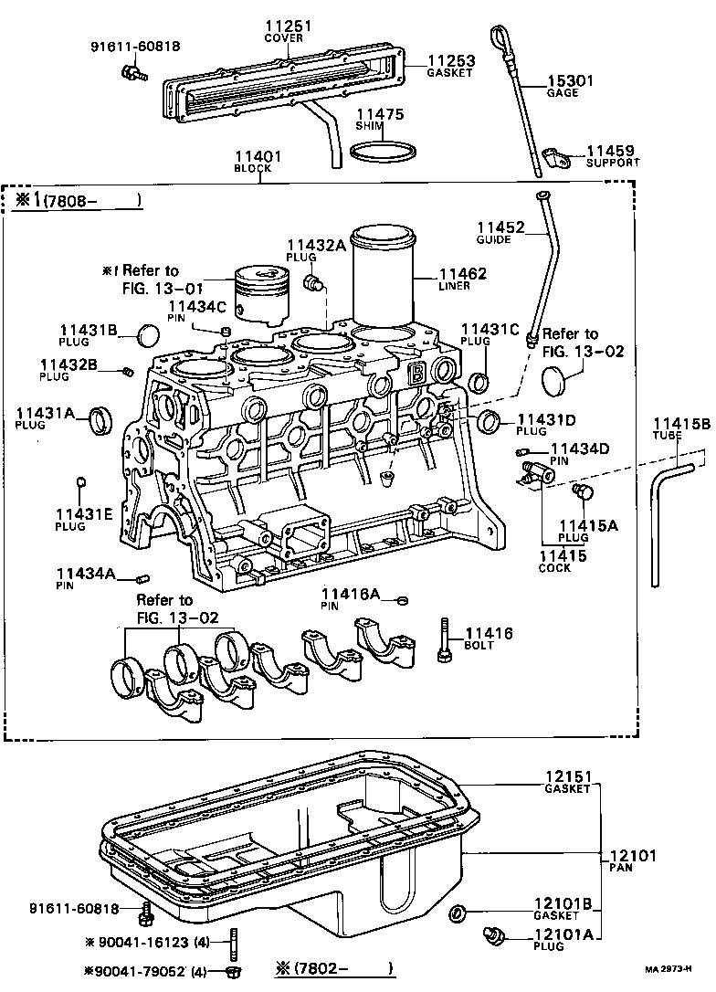  LAND CRUISER 40 45 55 |  CYLINDER BLOCK