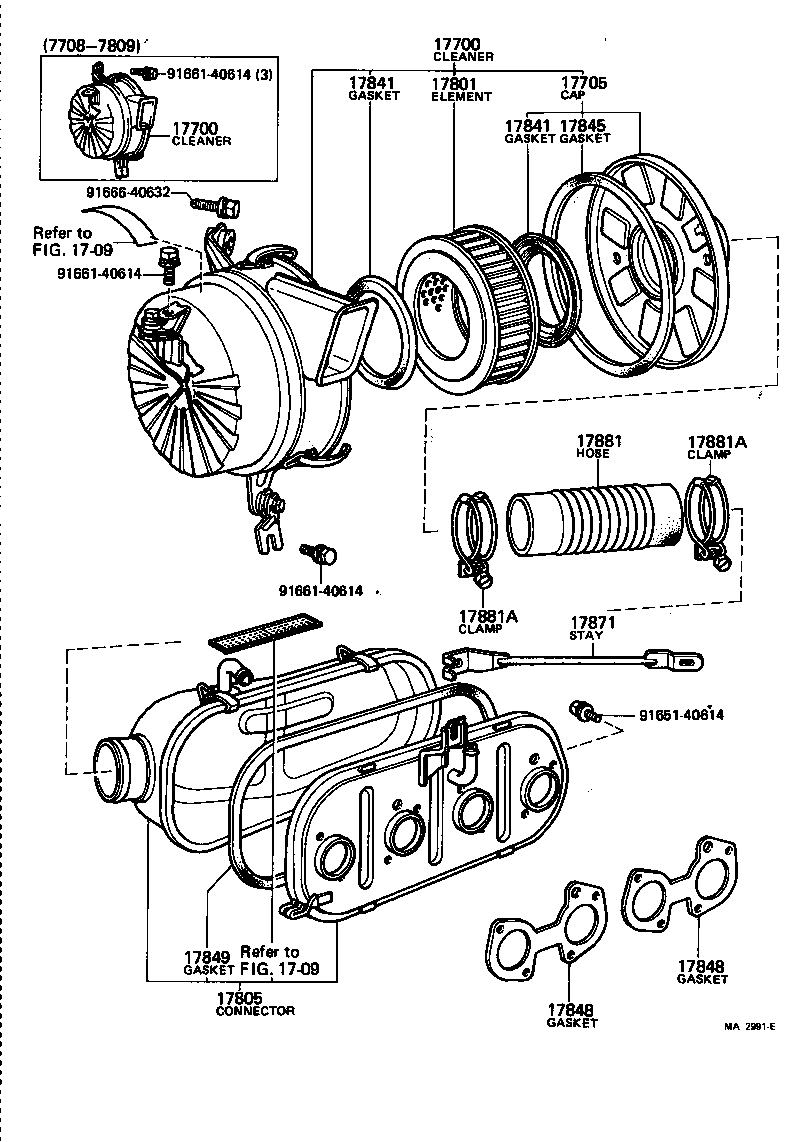  CELICA |  AIR CLEANER