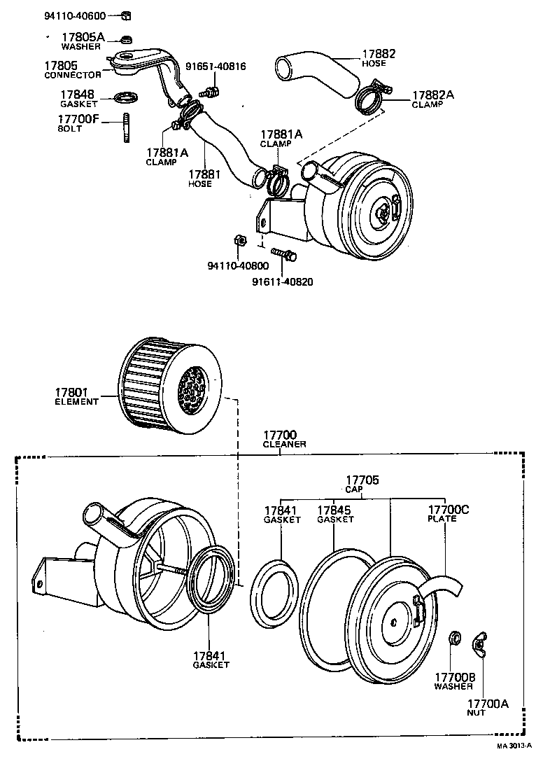  TOYOACE |  AIR CLEANER