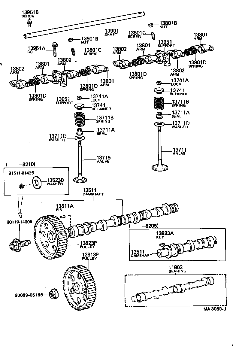  TOYOACE |  CAMSHAFT VALVE