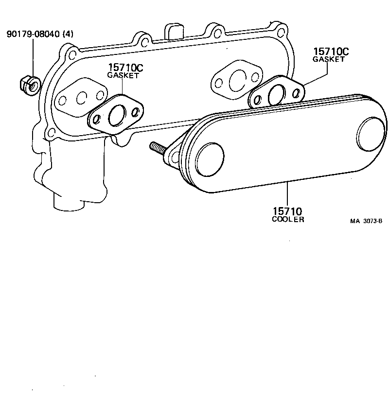  CROWN |  ENGINE OIL COOLER