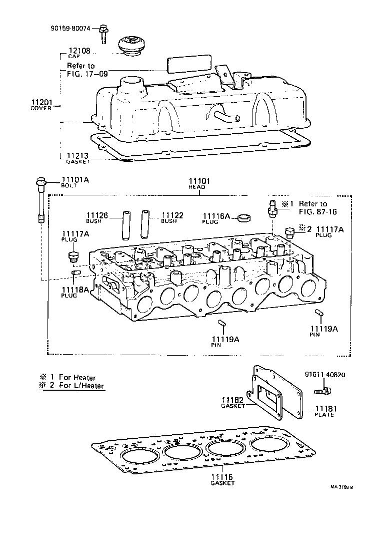  CROWN |  CYLINDER HEAD