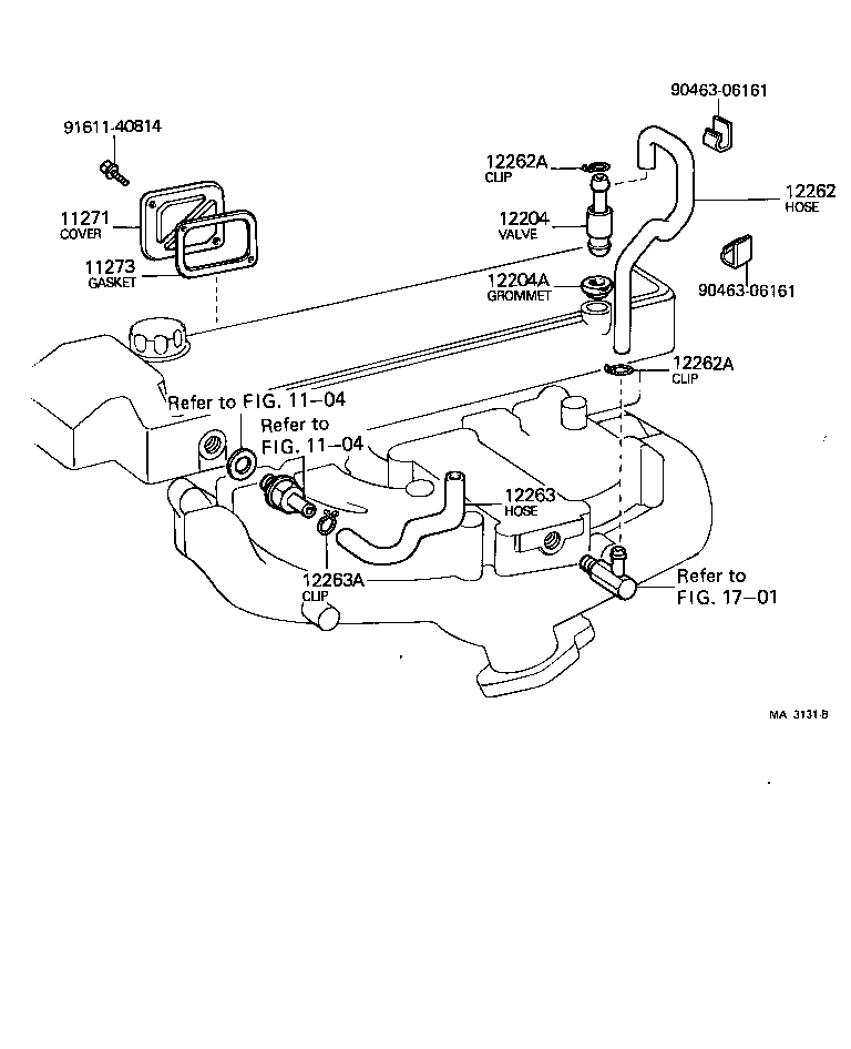  CELICA |  VENTILATION HOSE