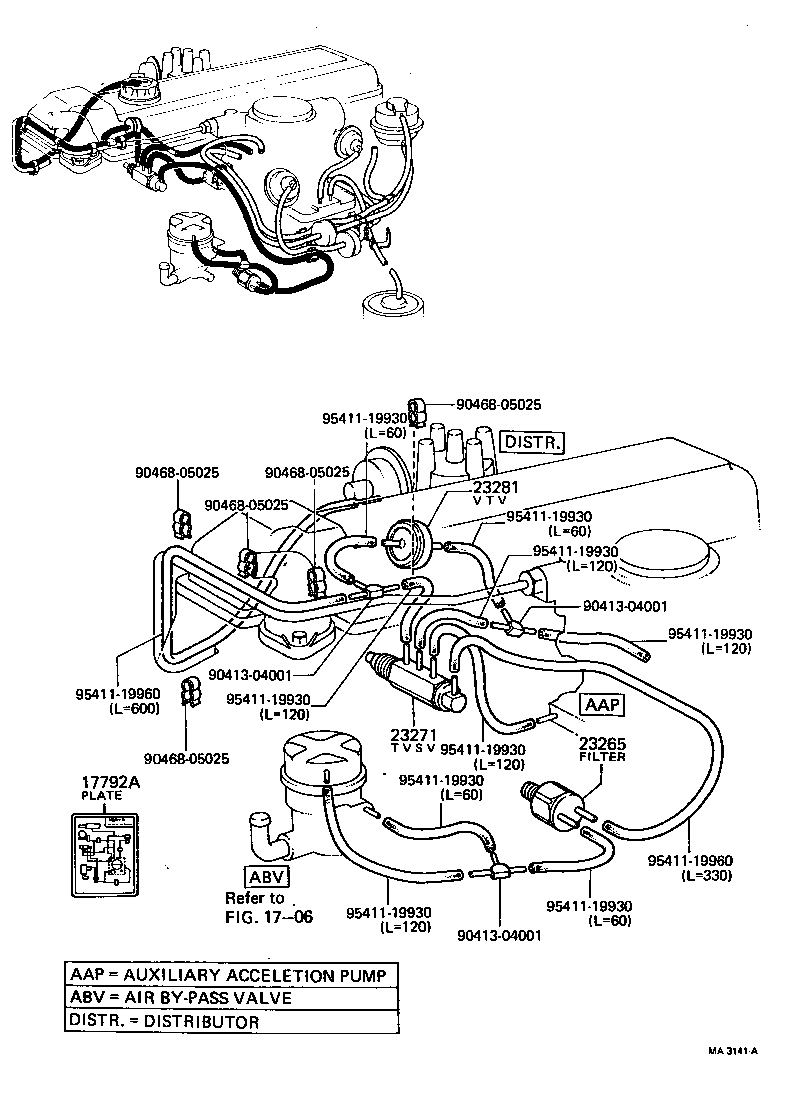  HILUX |  VACUUM PIPING