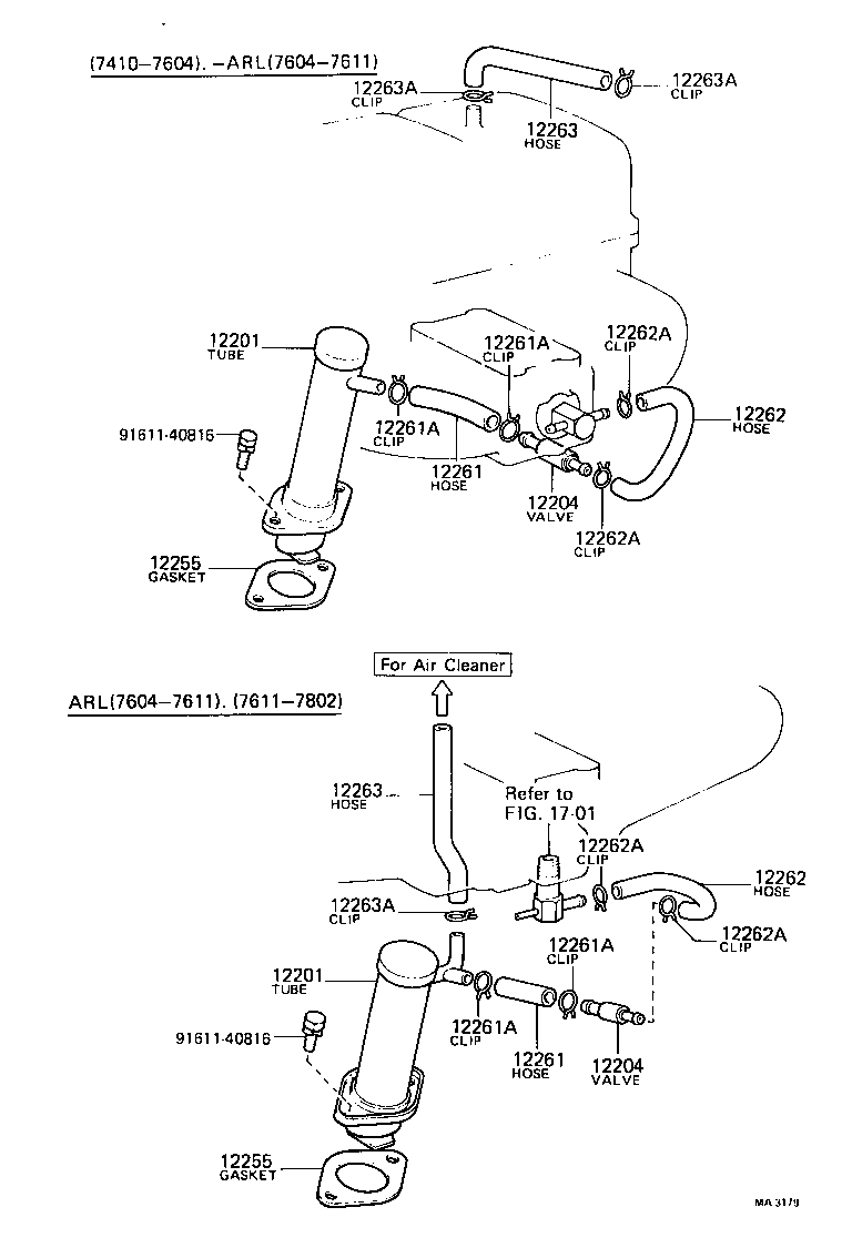  CROWN |  VENTILATION HOSE