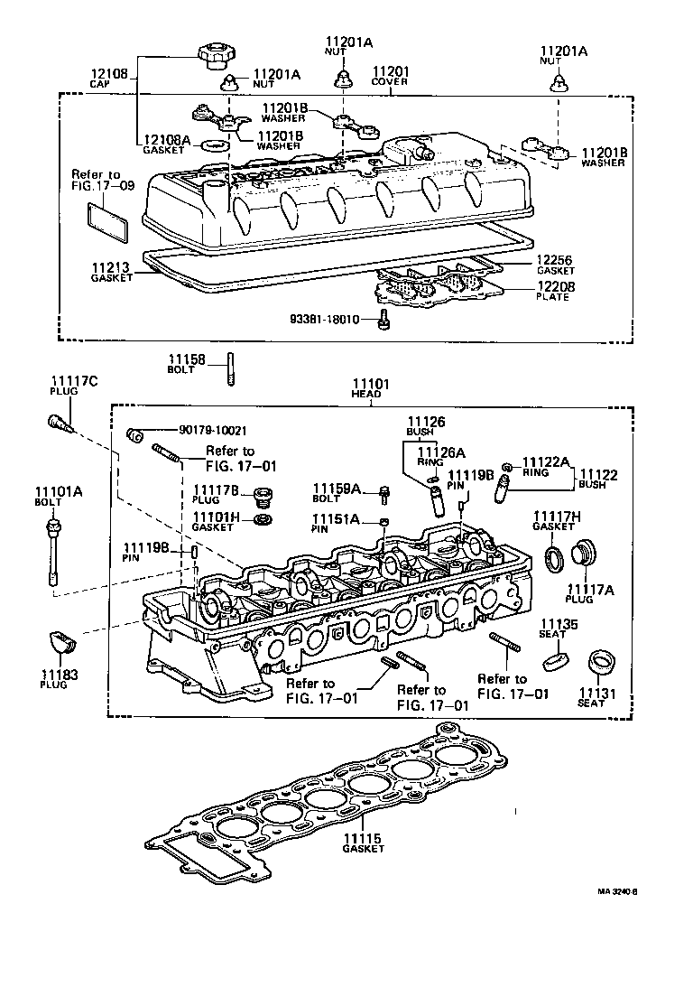  CROWN |  CYLINDER HEAD