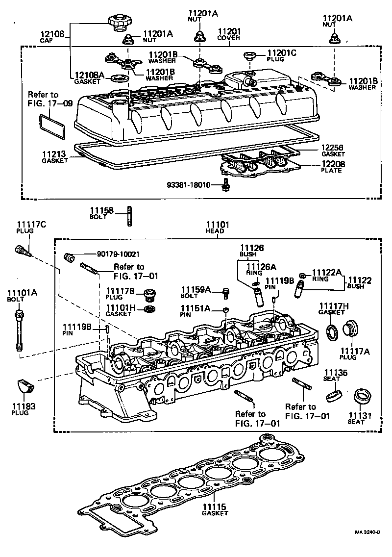  CRESSIDA |  CYLINDER HEAD