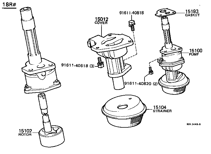  CRESSIDA |  ENGINE OIL PUMP